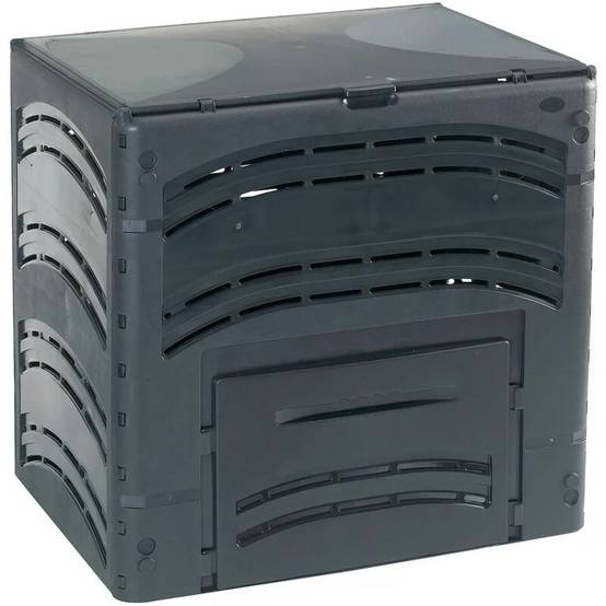Belli - Composteur Compost'éco PVC noir 350L L. 80 x l. 60 x H. 80 cm - Belli - Image 2