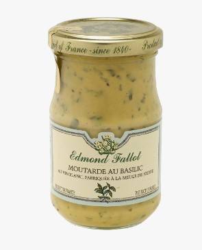 Fallot - Moutarde au basilic 210 g - Edmont Fallot