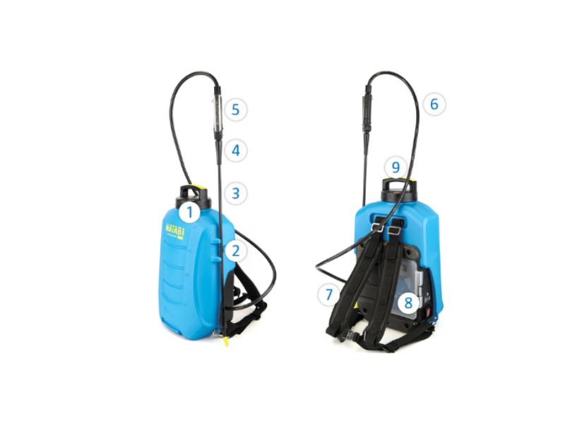 Pulvérisateur électrique à batterie MATABI Evolution LTC 15 -15 L - Image 11
