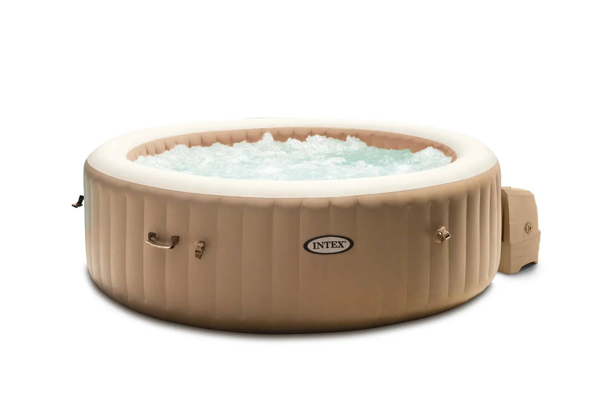 Intex - Spa gonflable Sahara 4 places beige Ø 196 x 71 cm - INTEX - Image 1