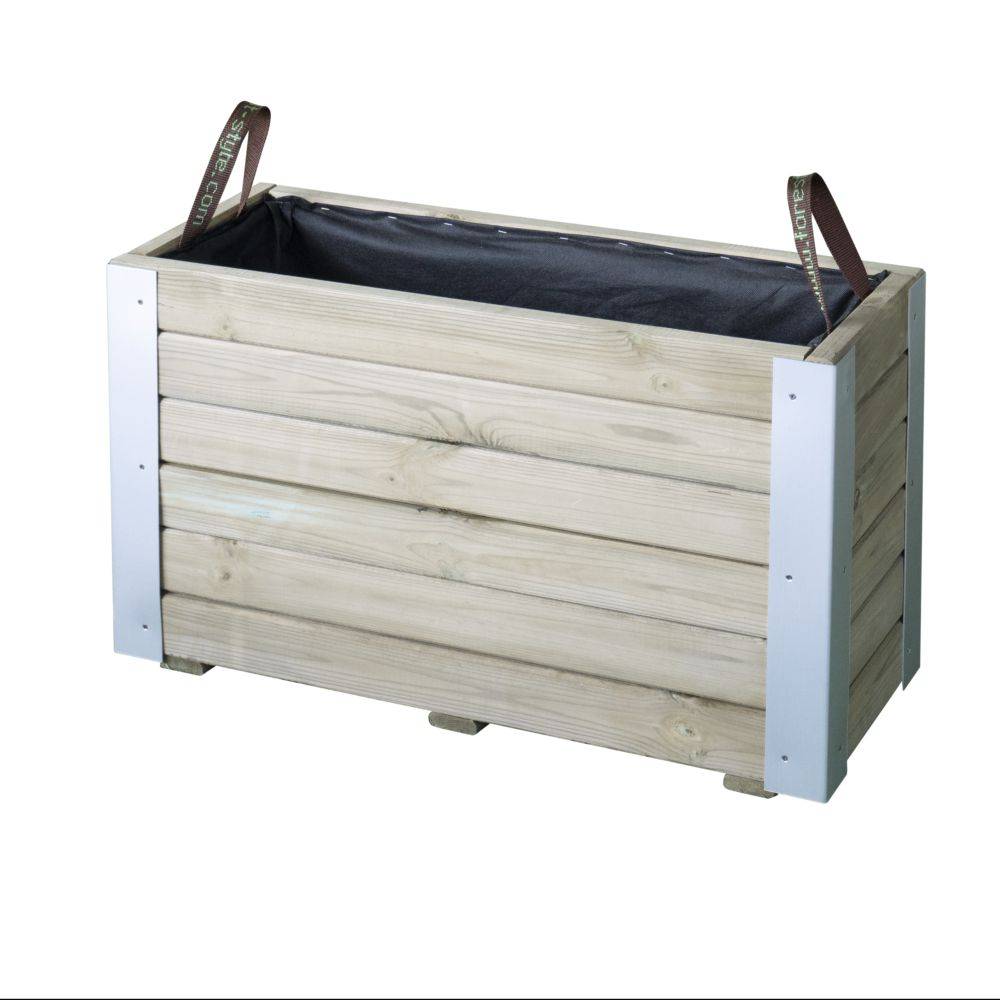 Cerland - Bac à Fleurs Bois Aluminium – Cerland - Image 1