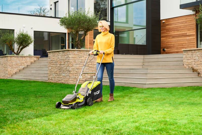 Ryobi - Tondeuse hybride Lithium+ 36V 2x18V 5 Ah coupe 37 cm - RYOBI - Image 2
