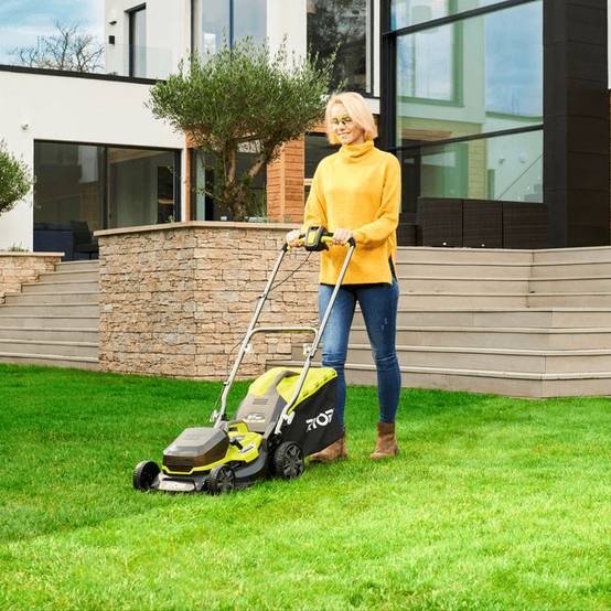 Ryobi - Tondeuse hybride Lithium+ 36V 2x18V 5 Ah coupe 37 cm - RYOBI - Image 7