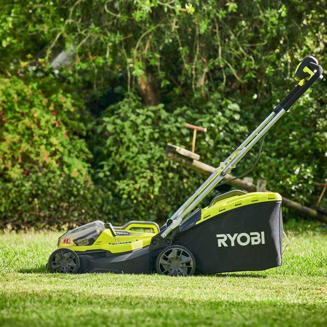 Ryobi - Tondeuse hybride Lithium+ 36V 2x18V 5 Ah coupe 37 cm - RYOBI - Image 8
