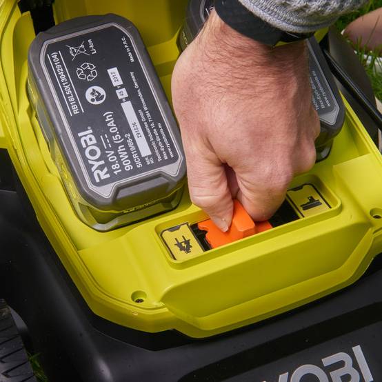 Ryobi - Tondeuse hybride Lithium+ 36V 2x18V 5 Ah coupe 37 cm - RYOBI - Image 6