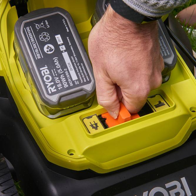 Ryobi - Tondeuse hybride Lithium+ 36V 2x18V 5 Ah coupe 37 cm - RYOBI - Image 6