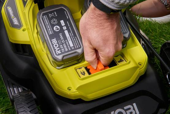 Ryobi - Tondeuse hybride Lithium+ 36V 2x18V 5 Ah coupe 37 cm - RYOBI - Image 10