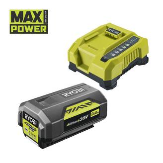 Ryobi - Pack batterie lithi+ RYOBI 36V - 4 Ah Max Power™ 1 charg rap 6 Ah