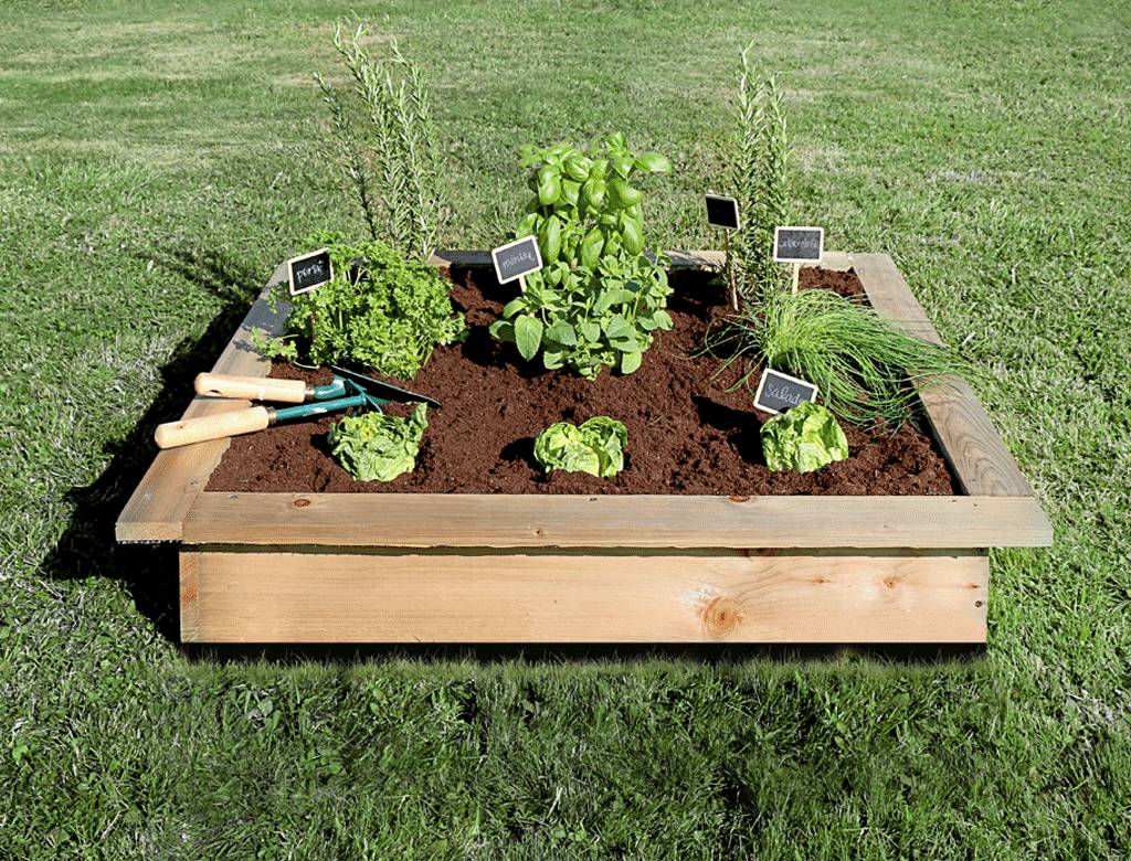 Jardipolys - Carré Potager Anti-Limaces Slug Ban L.100 x l.100 x H.21 cm - Image 2