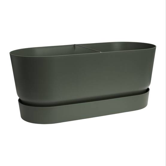 Jardinière Elho Greenville terrasse 80 cm vert