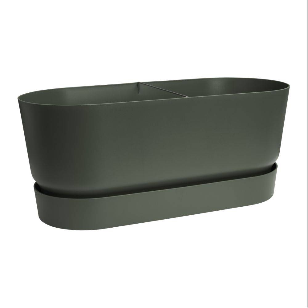 Jardinière Elho Greenville terrasse 80 cm vert