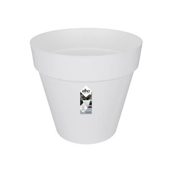 Pot de Fleurs Rond Plastique Blanc Ø 40 cm H 35 cm – ELHO - Image 6