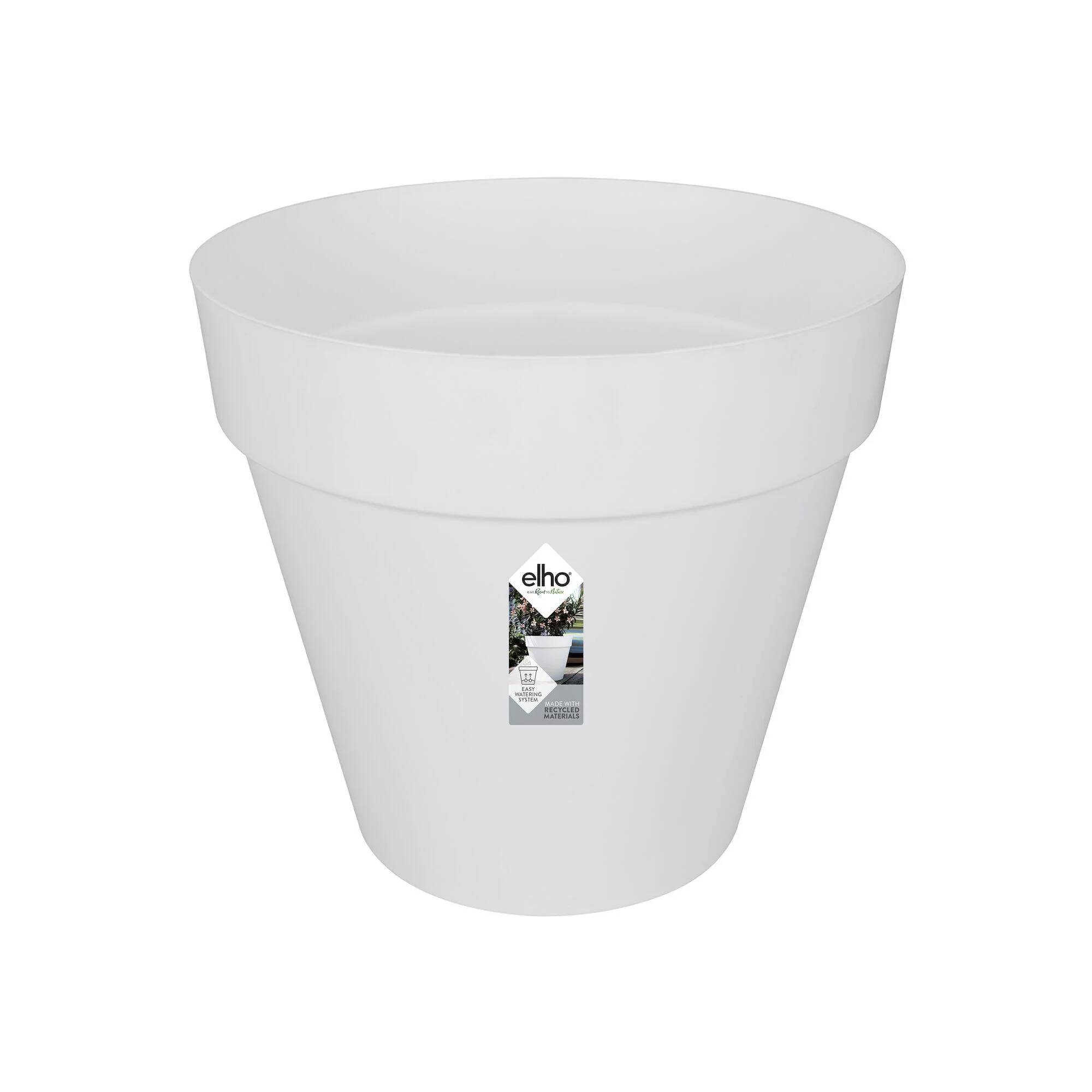Pot De Fleur Plastique Blanc Ø 50 cm H 44 cm - ELHO - Image 1