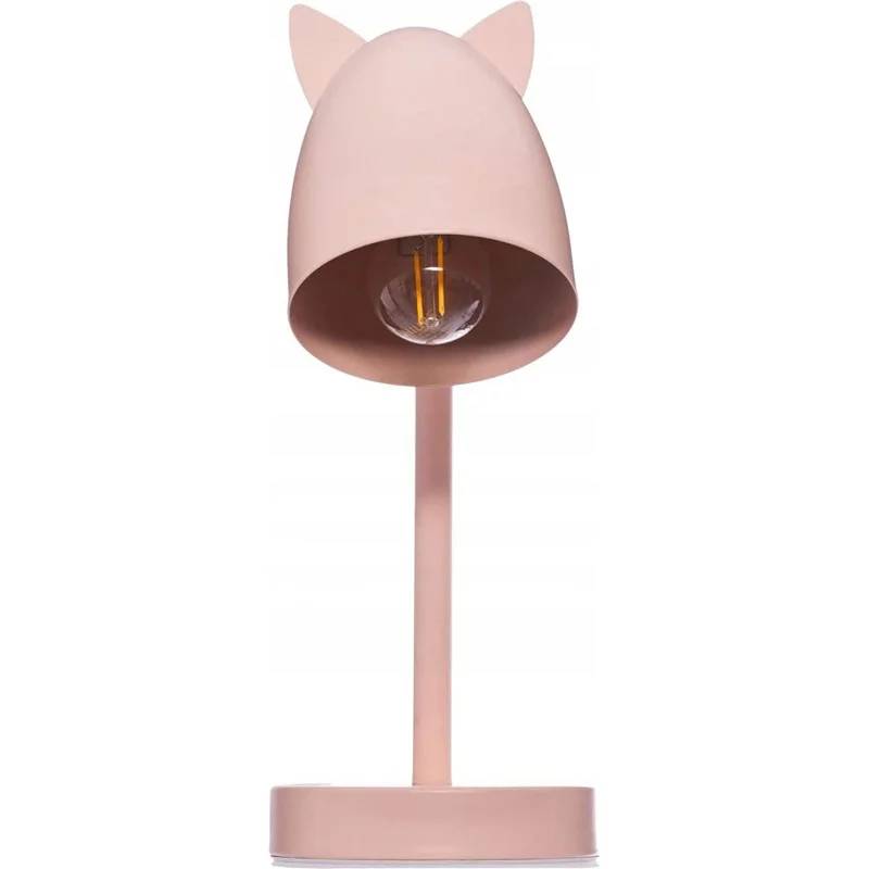 Lampe de Bureau Métal Rose L18 x larg12,5 x H31 cm - ATMOSPHERA - Image 6