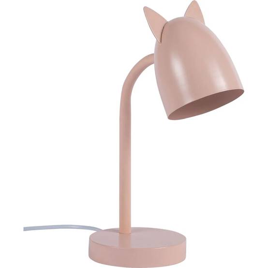 Lampe de Bureau Métal Rose L18 x larg12,5 x H31 cm - ATMOSPHERA - Image 2