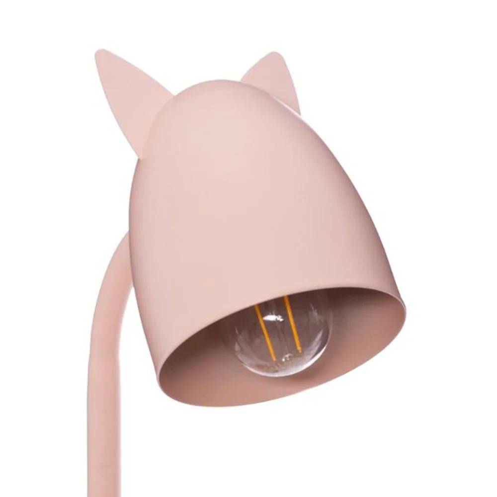 Lampe de Bureau Métal Rose L18 x larg12,5 x H31 cm - ATMOSPHERA - Image 7