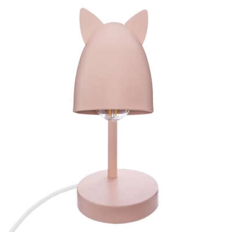 Lampe de Bureau Métal Rose L18 x larg12,5 x H31 cm - ATMOSPHERA - Image 3