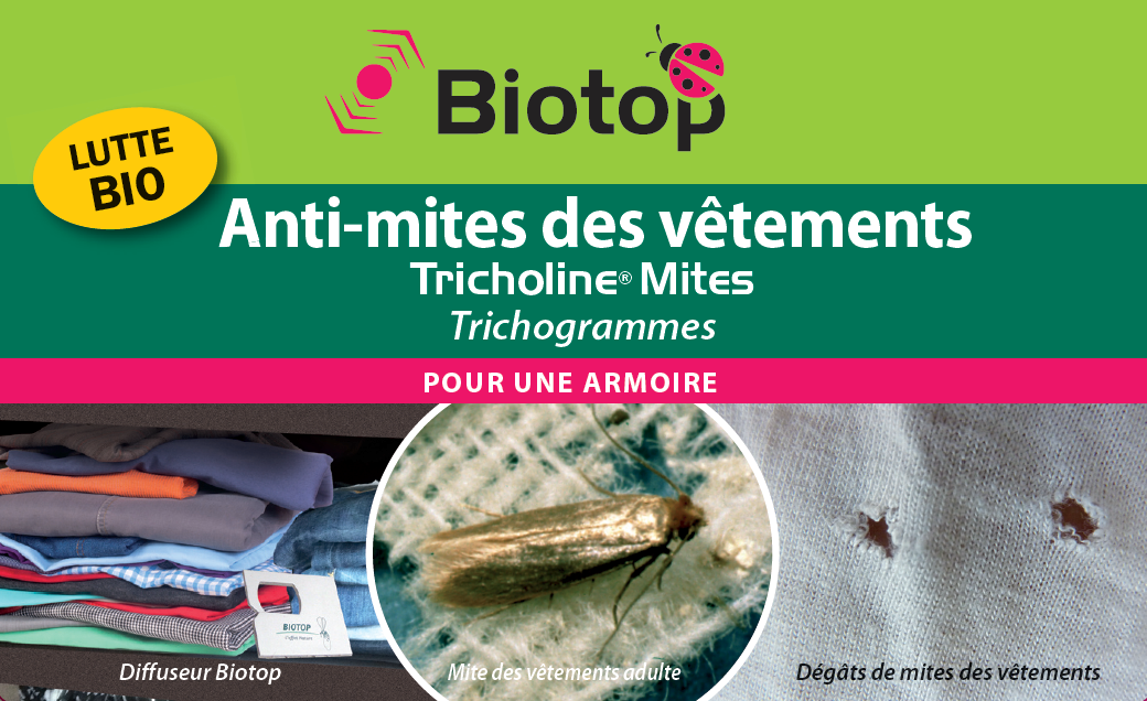 Greenapy - Trichogrammes anti-mites des vêtements boîte de 4 diffuseurs - Greenapy - Image 2