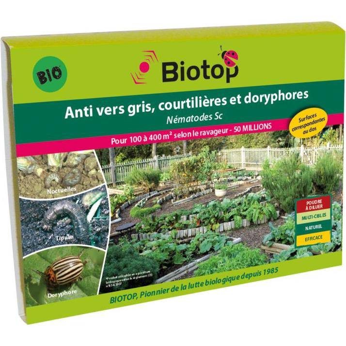 Greenapy - Nématodes SC anti vers gris et doryphores Steinernema carpocapsae boîte de 50 millions - Greenapy - Image 2