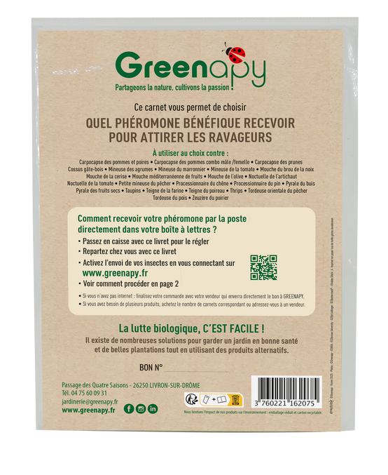 Greenapy - Carnet phéromones et attractifs pour piégeage des adultes - Greenapy - Image 8