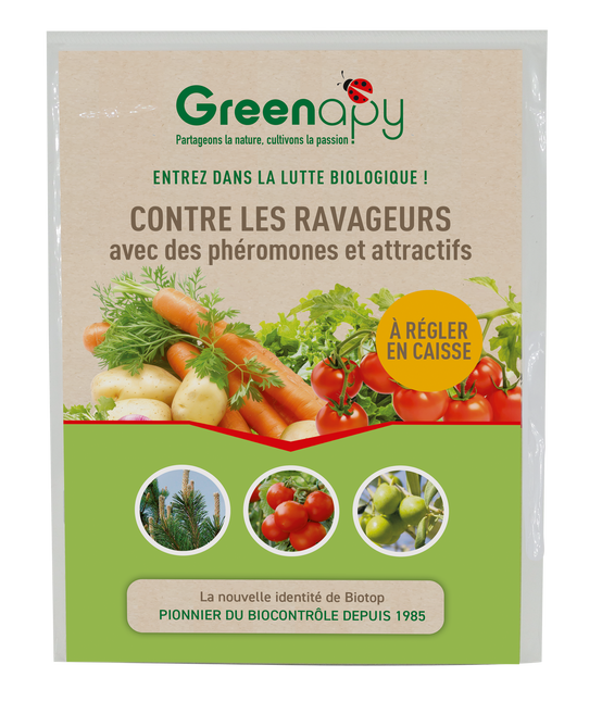 Greenapy - Carnet phéromones et attractifs pour piégeage des adultes - Image 1