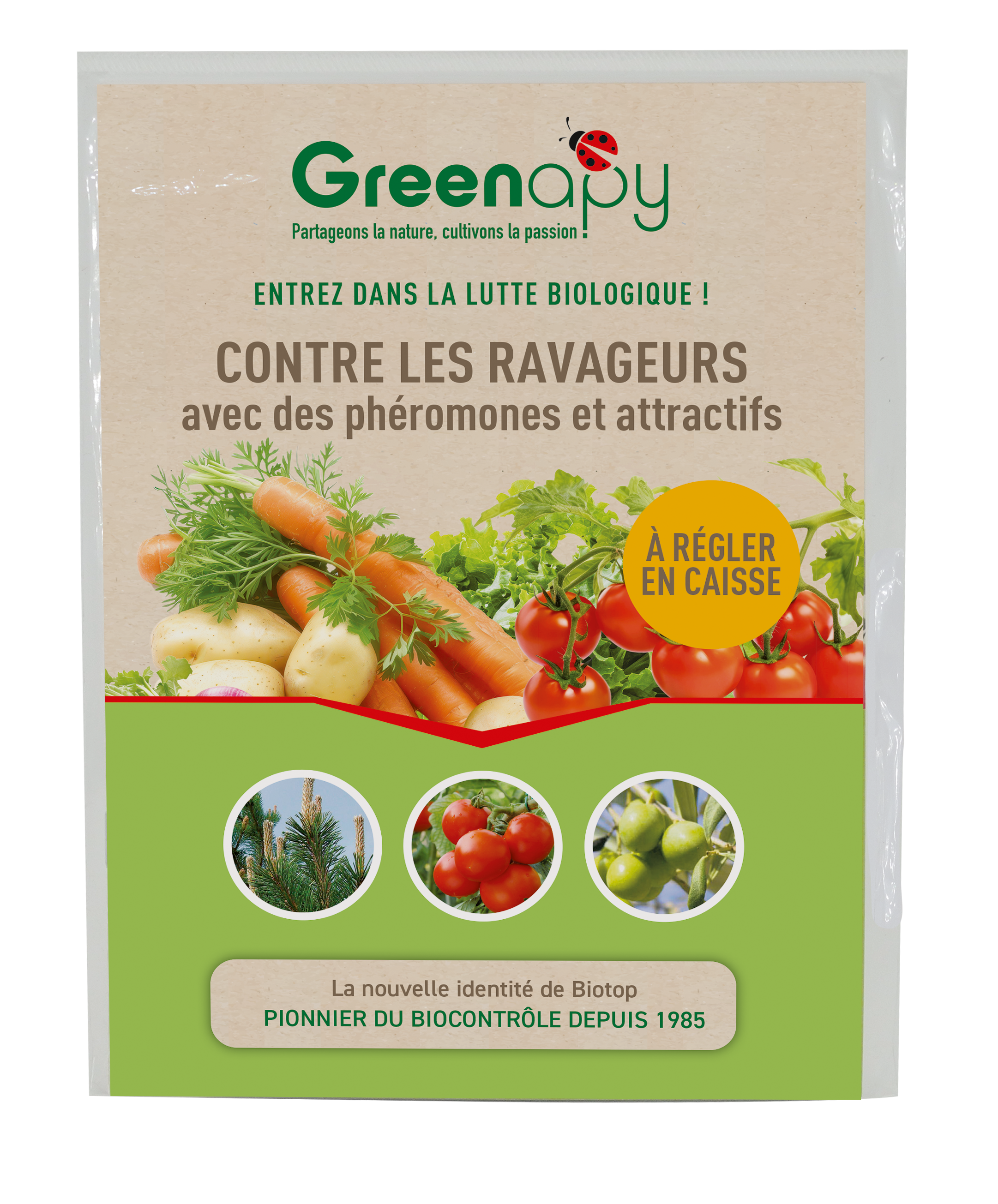 Greenapy - Carnet phéromones et attractifs pour piégeage des adultes - Image 1
