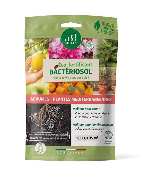 Eco-fertilisant Agrumes & Plantes méditerranéennes - BACTERIOSOL - Image 2
