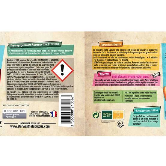 Starwax - Vinaigre blanc sans parfum 14° – VINAIGRE 14 - Image 3