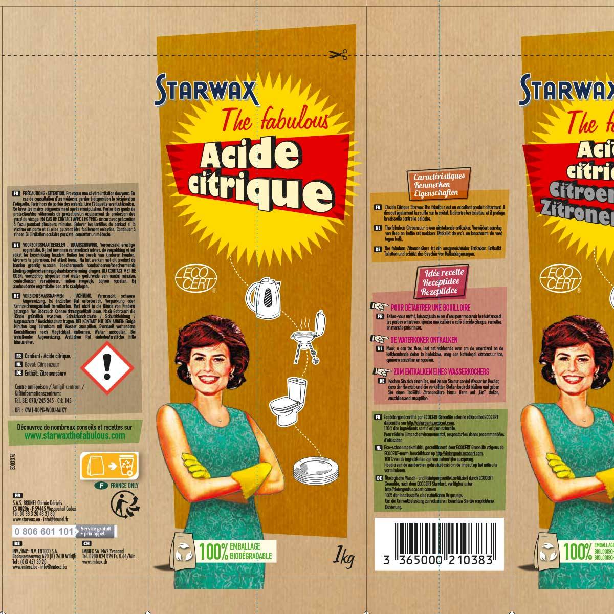 Starwax - Acide citrique 1kg - Acide citrique - Image 3