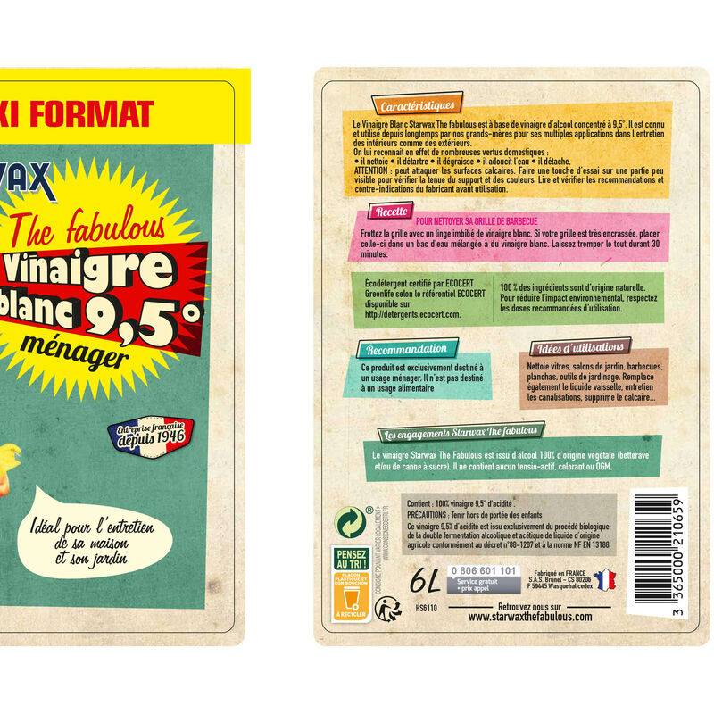 Starwax - Vinaigre Blanc Ménager – STARWAX THE FABULOUS - Image 3