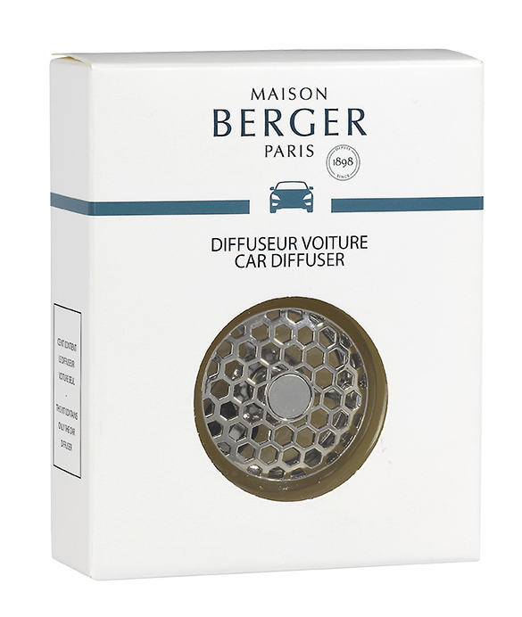 Maison Berger - Diffuseur Voiture Chrome L.4,80 x l.4,20 x H.4,20 cm - Image 1