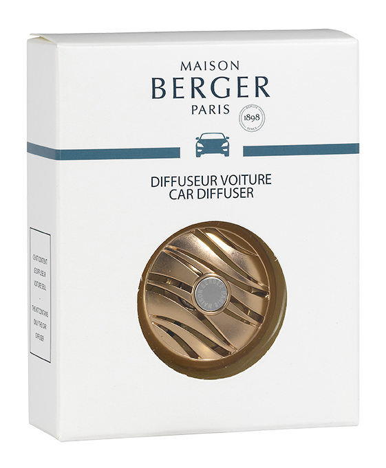 Maison Berger - Diffuseur Voiture Cuivre Rose L.4,80 x l.4,20 x H.4,20 cm - Image 1