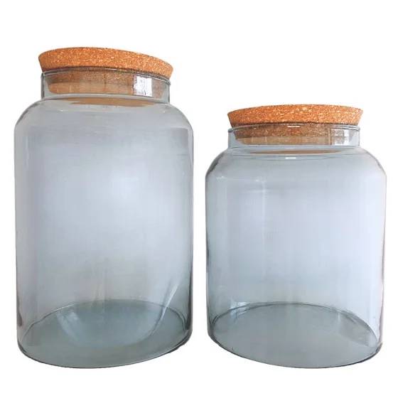 Bouteille Terrarium Verre Recyclé Transparent H 32,3 cm Ø 18,5 cm – Aucun - Image 4