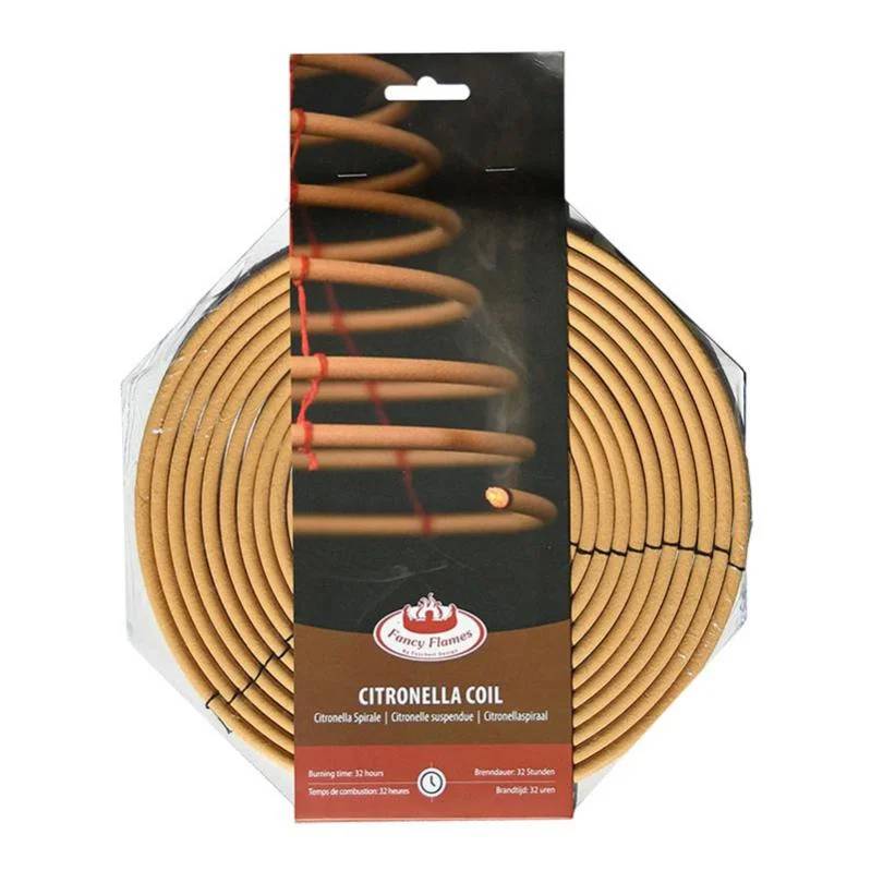 Spirale Anti-Moustiques Citronnelle L.30 l.30 H.21,5 cm ESSCHERT DESIGN - Image 3