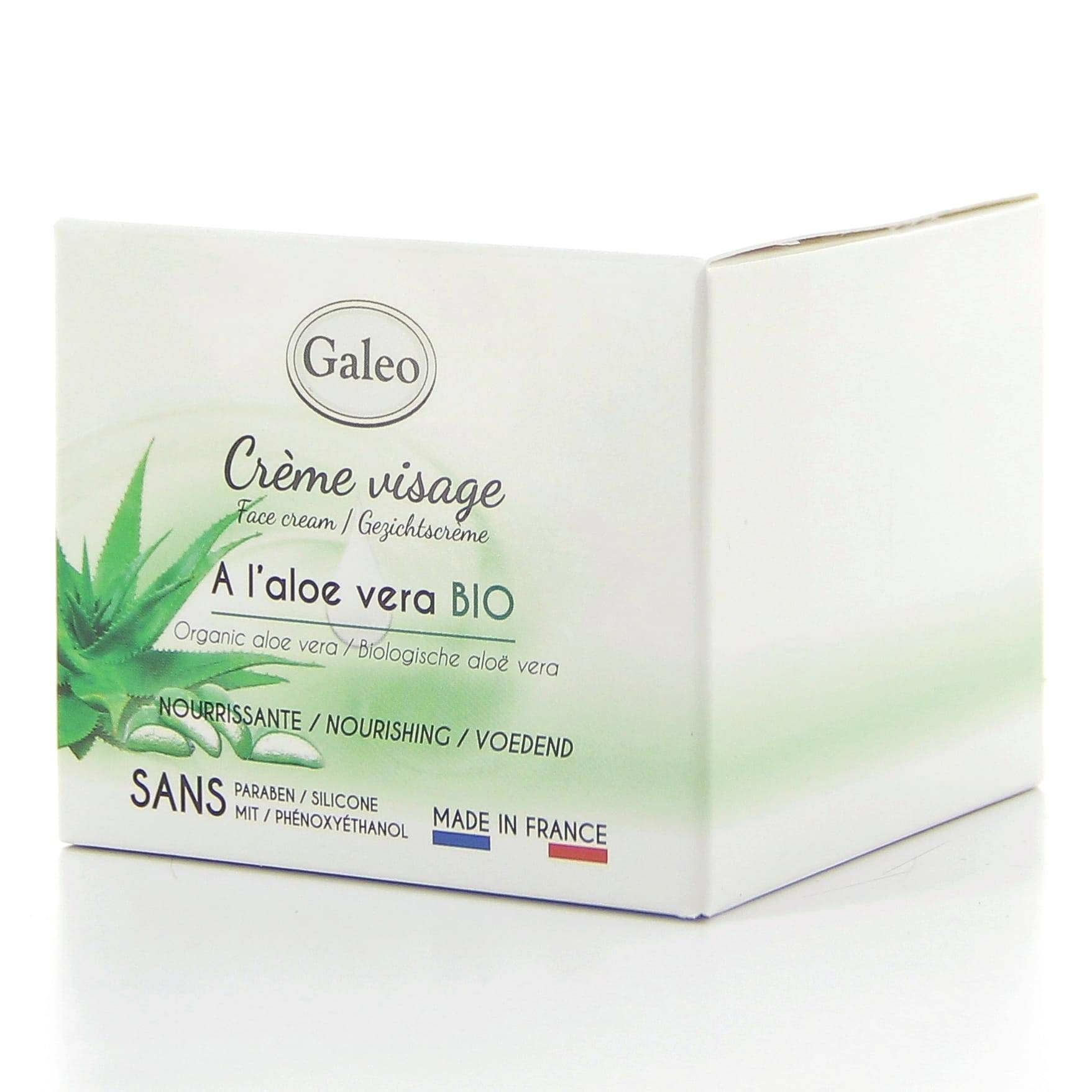 Crème Visage Aloe Bio - GALEO - Image 2