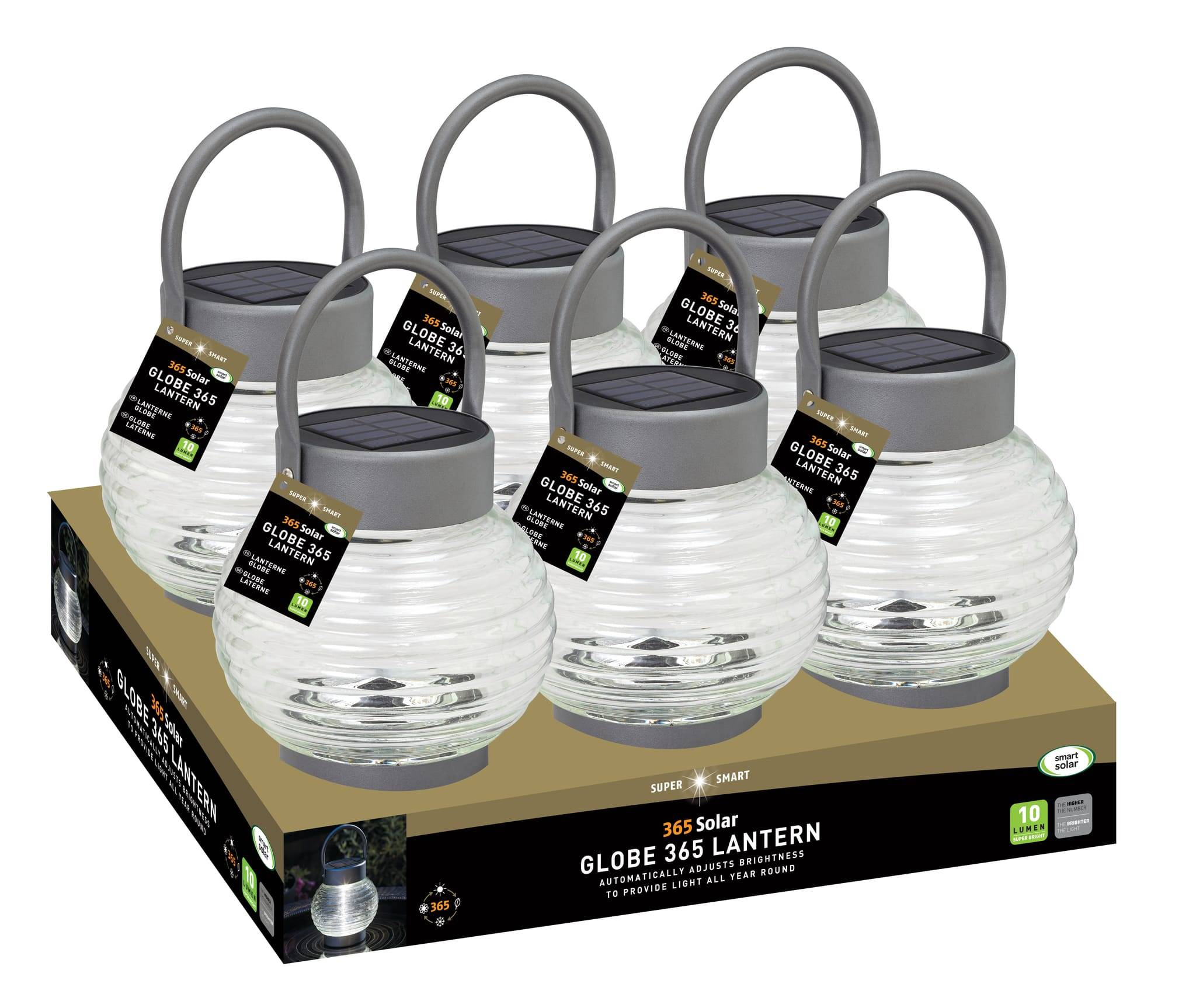 Smart Garden - Lanterne Solaire Globe 365 – SMARTSOLAR