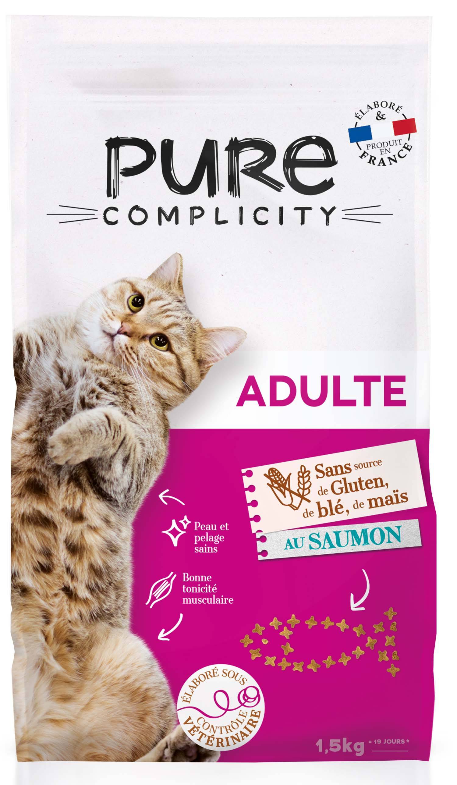 Pure Complicity - Croquettes chat au saumon 1,5kg - Pure Complicity