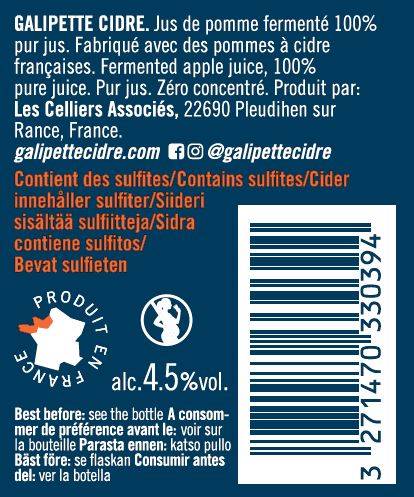 Galipette - Cidre BIO 33 cl - Galipette - Image 2