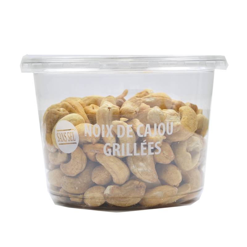 Les Vergers d'Escoute - Barquette noix de cajou grillée sans sel 200 g
