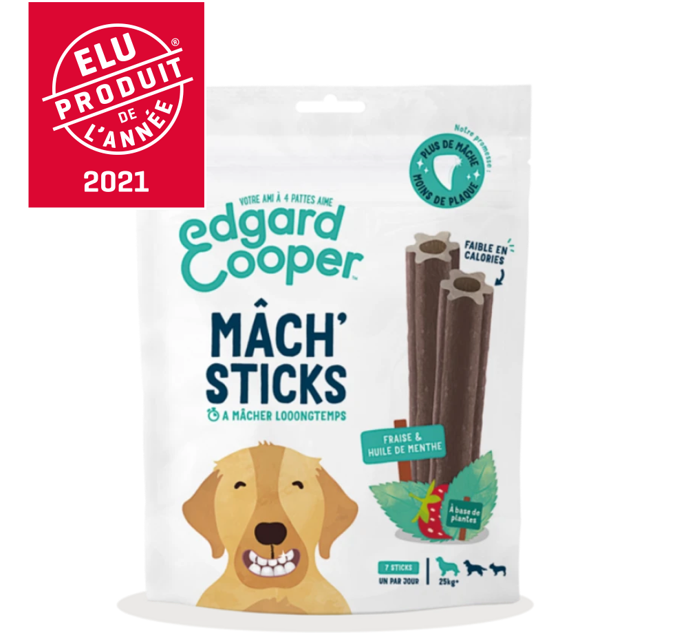 Edgard & Cooper - Stick dentaire naturel chien menthe fraise 240 g - Edgard & Cooper - Image 1