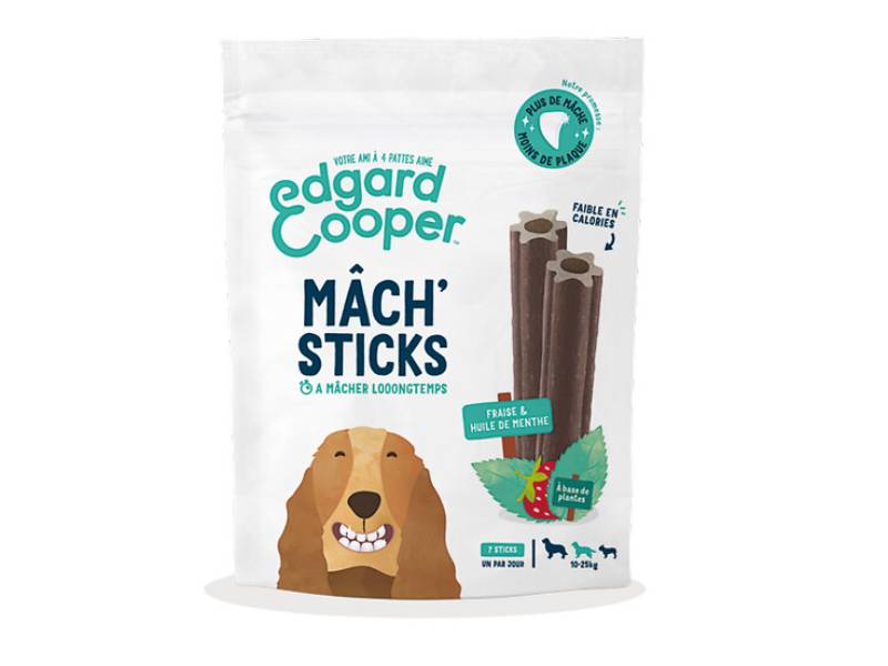 Edgard & Cooper - Stick dentaire naturel Moyen Chien fraise menthe 160 g - Edgard & Cooper - Image 2