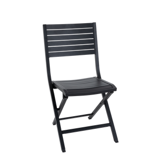 Proloisirs - Chaise de jardin alu graphite Lucca Proloisirs