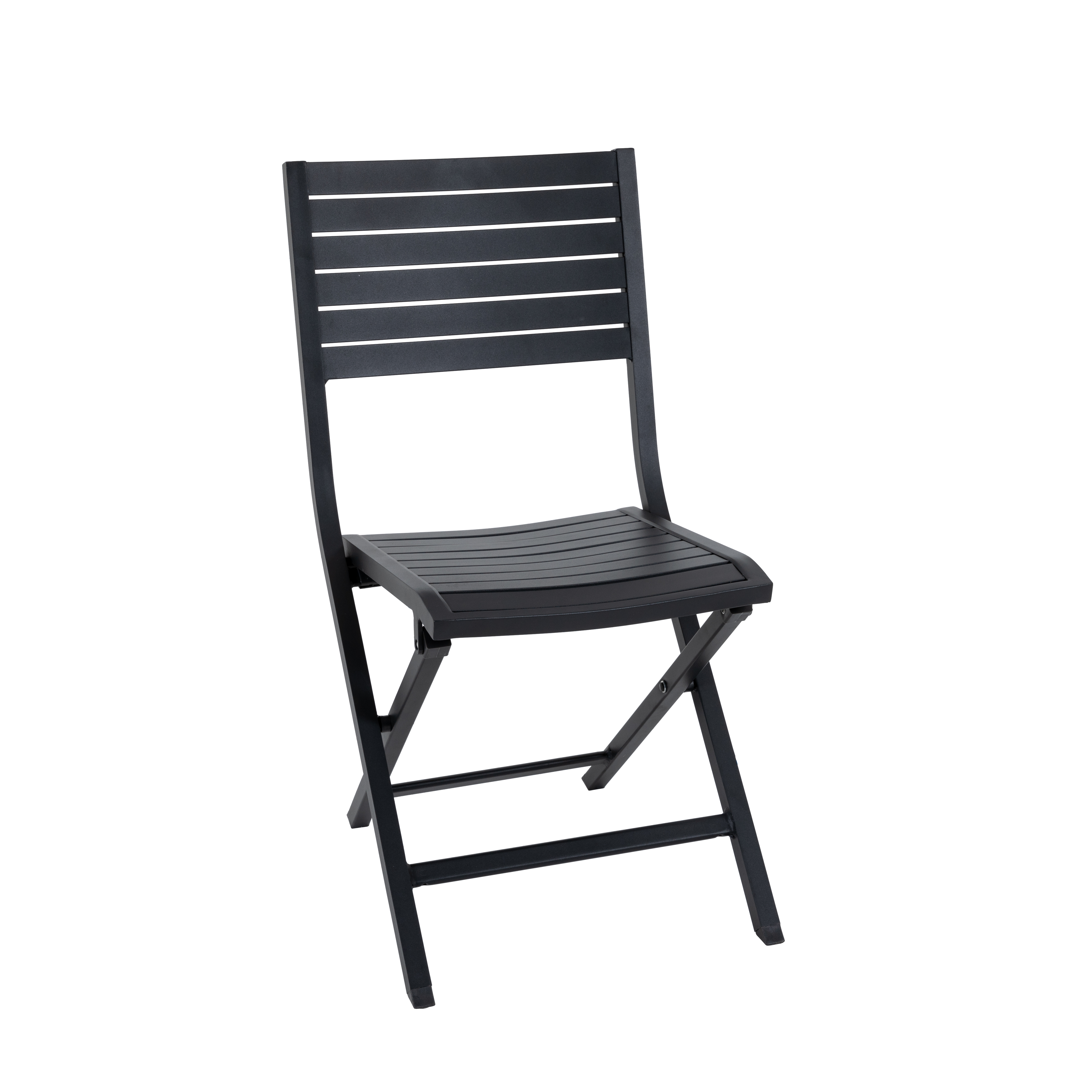 Proloisirs - Chaise de jardin alu graphite Lucca Proloisirs - Image 1