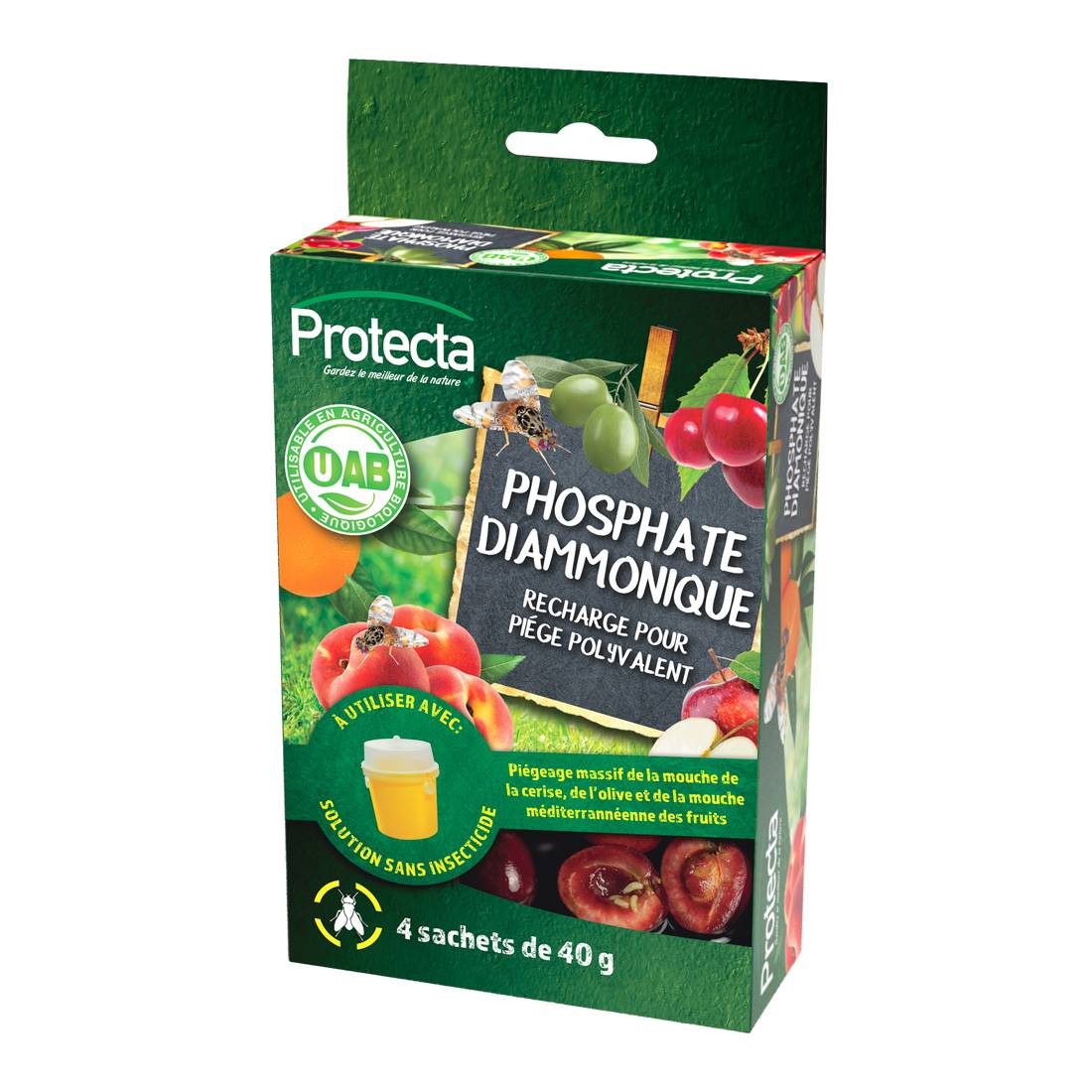 Protecta - Phosphate diammonique 4x40 g - Protecta