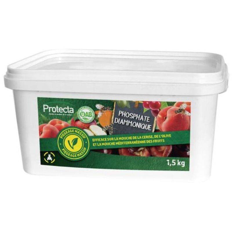 Protecta - Recharge phosphate diammonique pour mouche piqueuse des fruits 1.5 kg - Protecta