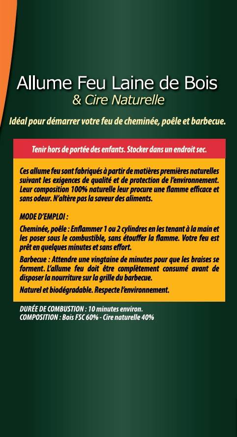 Flam&co - Flam&Co - Allume-feu Laine de Bois x 96 - Image 4