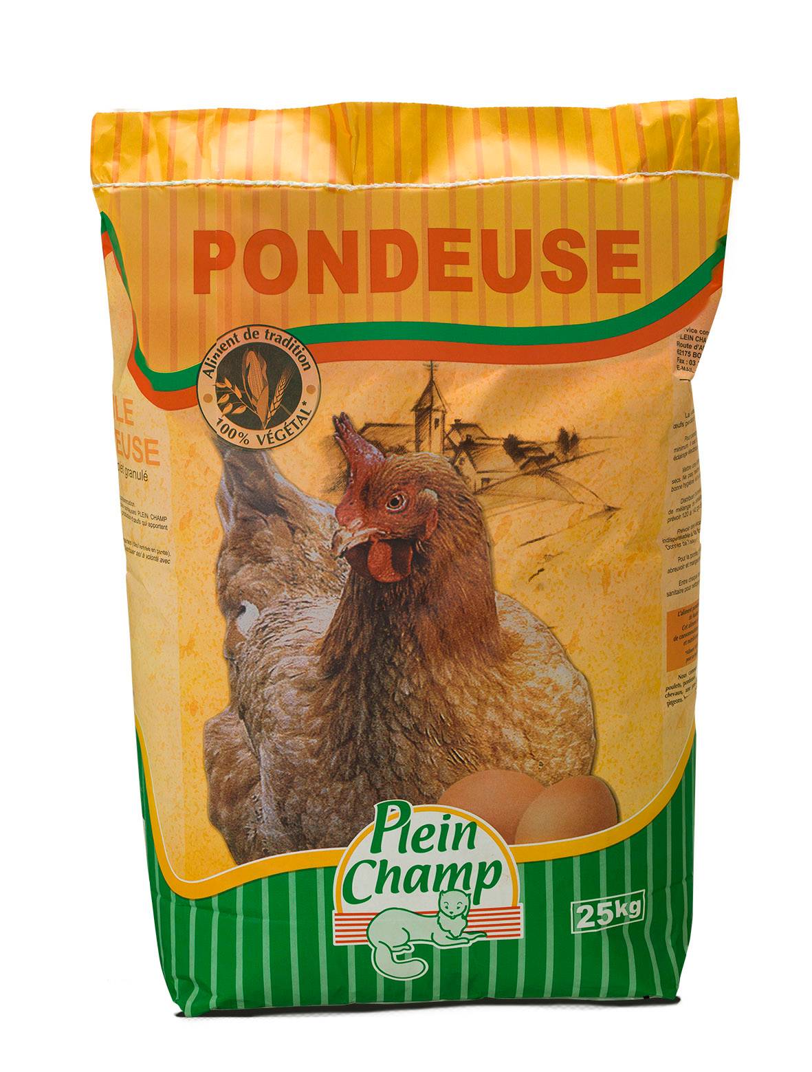 Plein champ - Aliments complet pour poules pondeuse 25Kg - Image 1