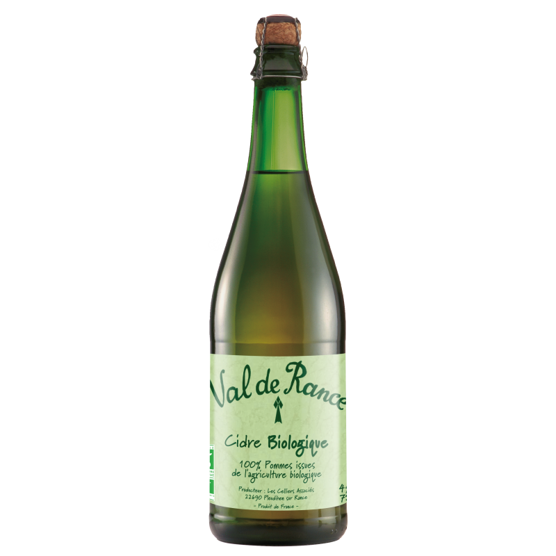 Val de rance - Cidre Bouché Cru Breton Biologique 75 cl - VAL DE RANCE
