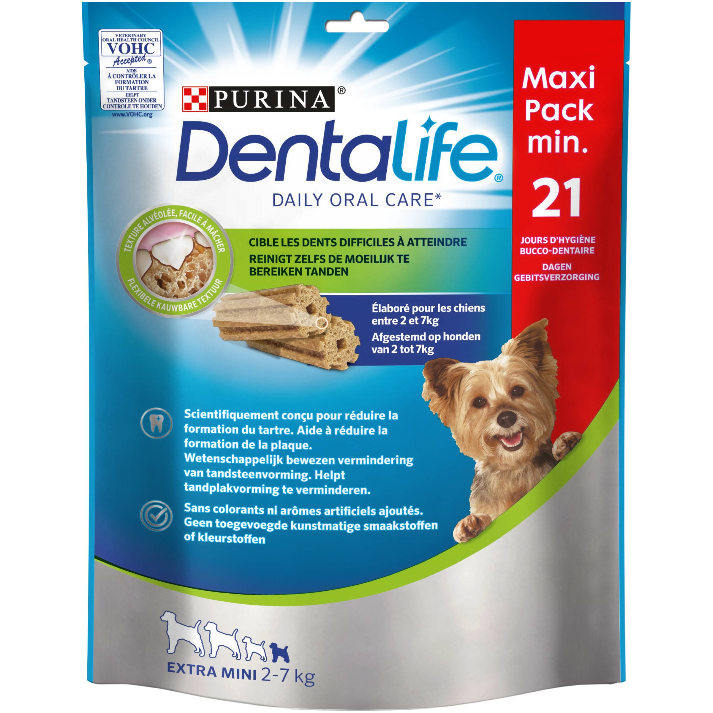 Purina One - Biscuits Bâtonnets à Mâcher chien Extra Mini 207 g - DENTALIFE - Image 1