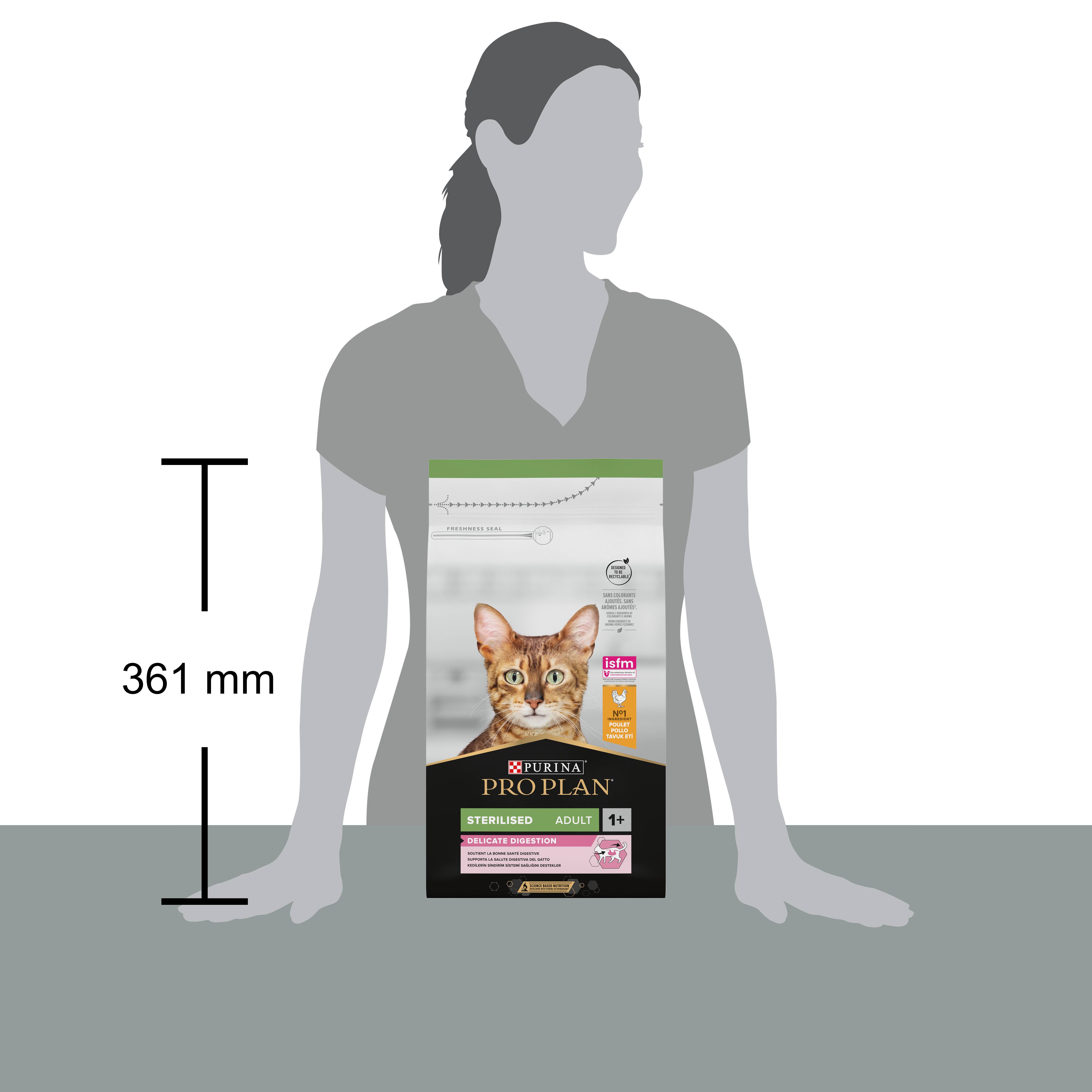 Purina Pro Plan - Croquettes chat Adulte Stérilisé Poulet 1,5 kg - PRO PLAN - Image 4